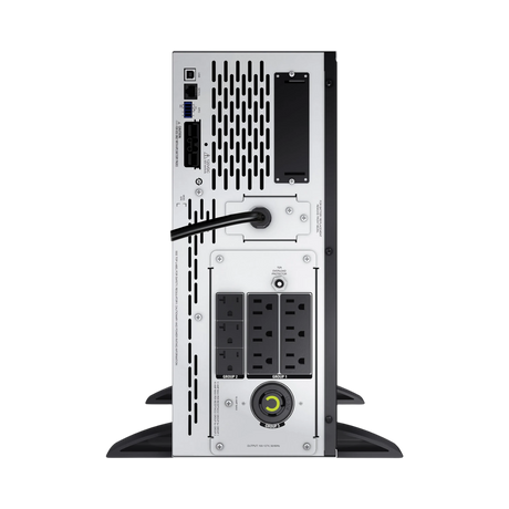 APC Smart-UPS X, Line Interactive, 2000VA, Rack/tower 4U, 100V-127V, 6x 5-15R+3x 5-20R+1x L5-20R NEMA, SmartSlot, Extended runtime, Short depth, TAA — Being Shipped