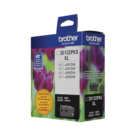 Brother LC30132PKS High-Yield Black Ink Cartridges (2-Pack) — Being Shipped