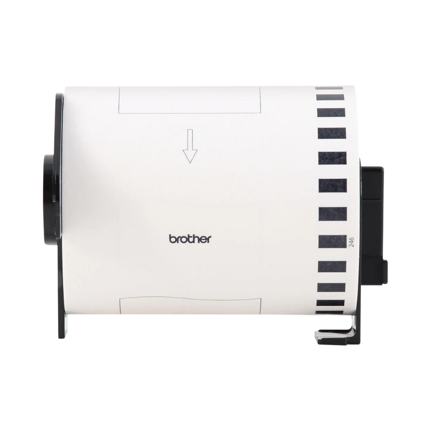 Brother DK2246 Black on White Continuous Length Paper Labels (4.07" x 100') — Being Shipped