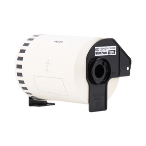 Brother DK2246 Black on White Continuous Length Paper Labels (4.07" x 100') — Being Shipped