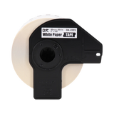 Brother DK-2223 2" x 100' Wide Width Black on White Continuous Paper Labels — Being Shipped