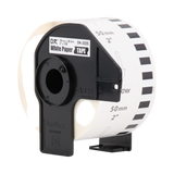 Brother DK-2223 2" x 100' Wide Width Black on White Continuous Paper Labels — Being Shipped