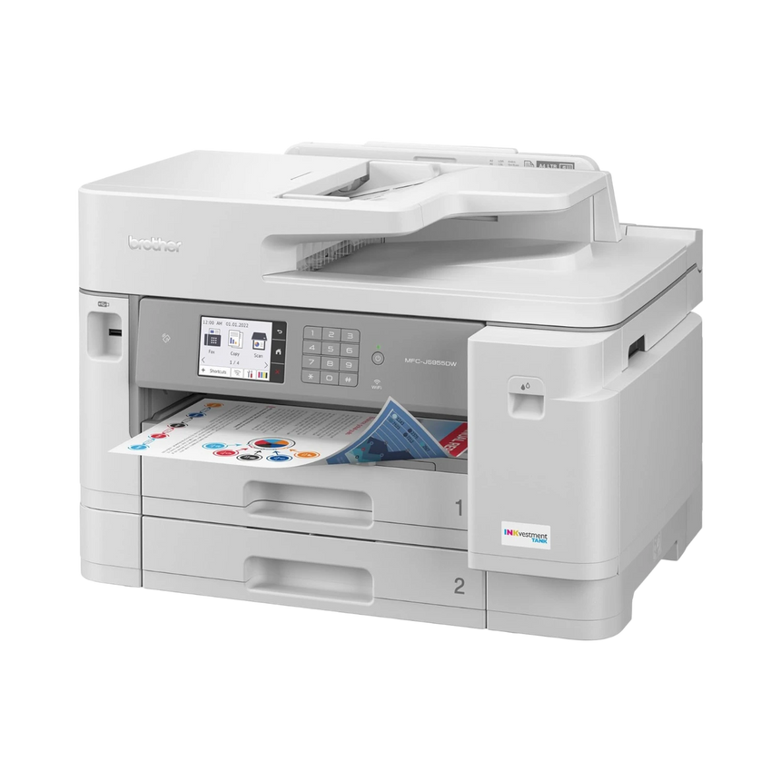 Brother Business Color Inkjet All-in-One Printer with Low-Cost, Up to 11" x 17" Printing, Wireless and Ethernet Networking, Duplex Print, Scan, and Copy — Being Shipped
