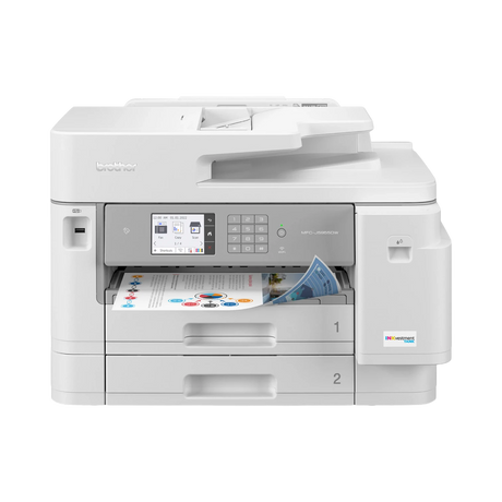 Brother Business Color Inkjet All-in-One Printer with Low-Cost, Up to 11" x 17" Printing, Wireless and Ethernet Networking, Duplex Print, Scan, and Copy — Being Shipped