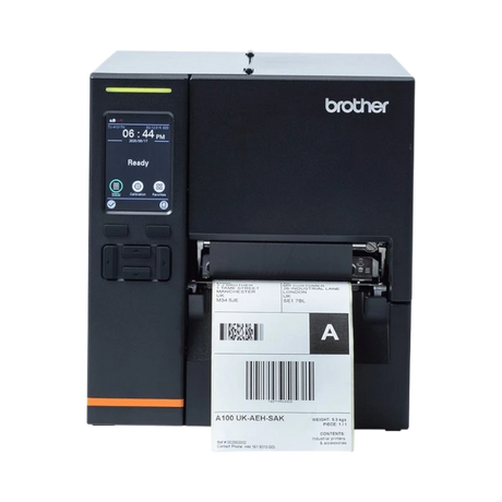 Brother TJ-4021TN Industrial Label Printer, 203dpi, up to 10ips‡, Touch Panel, LAN/USB/Host-USB/Serial — Being Shipped