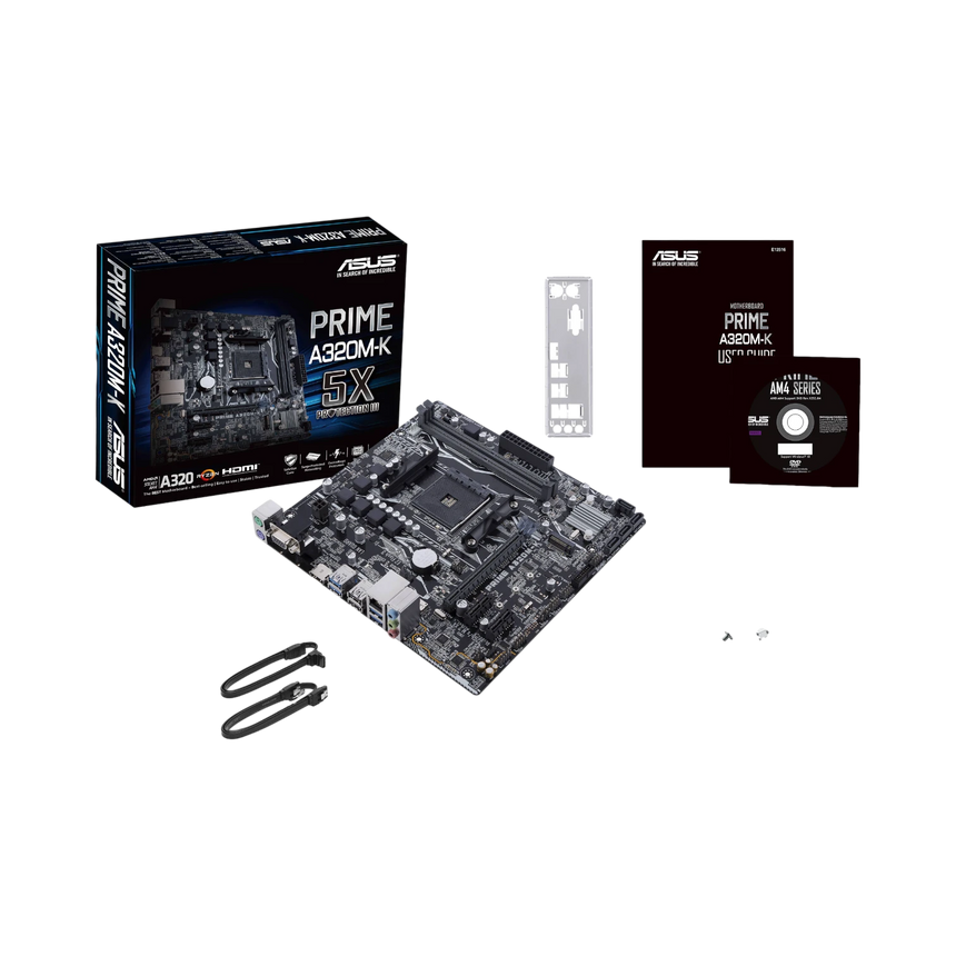 ASUS Prime A320M-K AM4 Micro-ATX Motherboard — Being Shipped