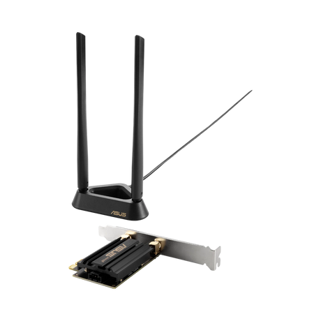 ASUS PCE-AXE58BT Wi-Fi 6E PCIe Adapter with Magnetic Base — Being Shipped