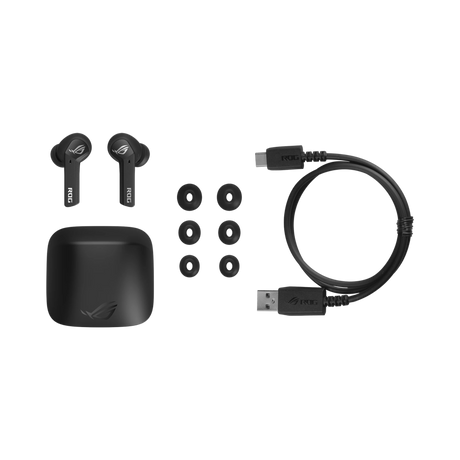 ASUS ROG Cetra True Wireless Hybrid Active Noise Cancelation In-Ear Gaming Earbuds (Black) — Being Shipped