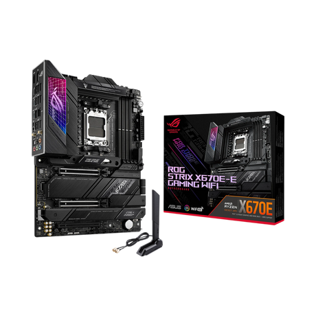 ASUS Republic of Gamers STRIX X670E-E GAMING WIFI ATX Motherboard — Being Shipped