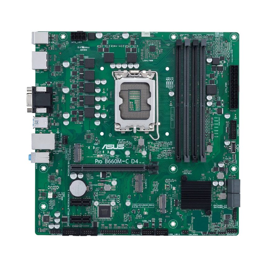 ASUS Pro B660M-C D4-CSM Micro-ATX Motherboard — Being Shipped