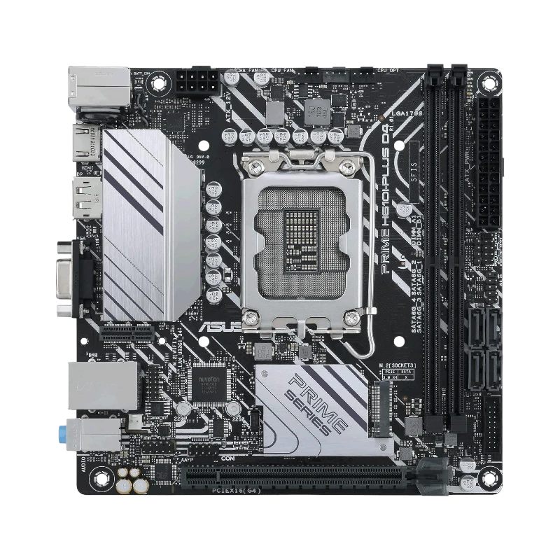 ASUS Prime PRIME H610I-PLUS D4-CSM Mini ITX Desktop Motherboard Intel H610 Chipset Socket LGA-1700 — Being Shipped