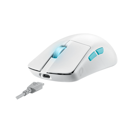 ASUS ROG Harpe Ace Aim Lab Edition Wireless Gaming Mouse (White) — Being Shipped