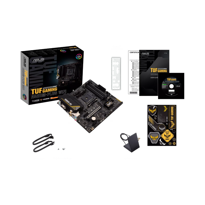 ASUS TUF GAMING A520M-PLUS WIFI AM4 Micro-ATX Motherboard — Being Shipped
