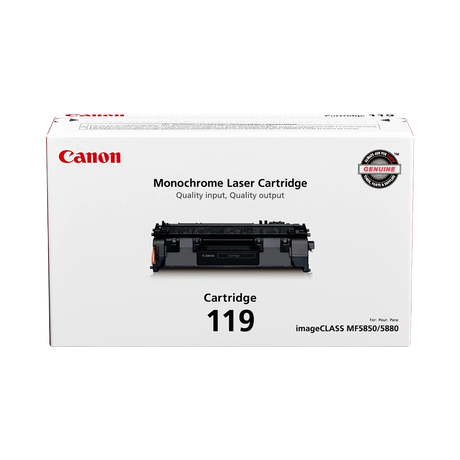 Canon 119 Black Toner Cartridge — Being Shipped
