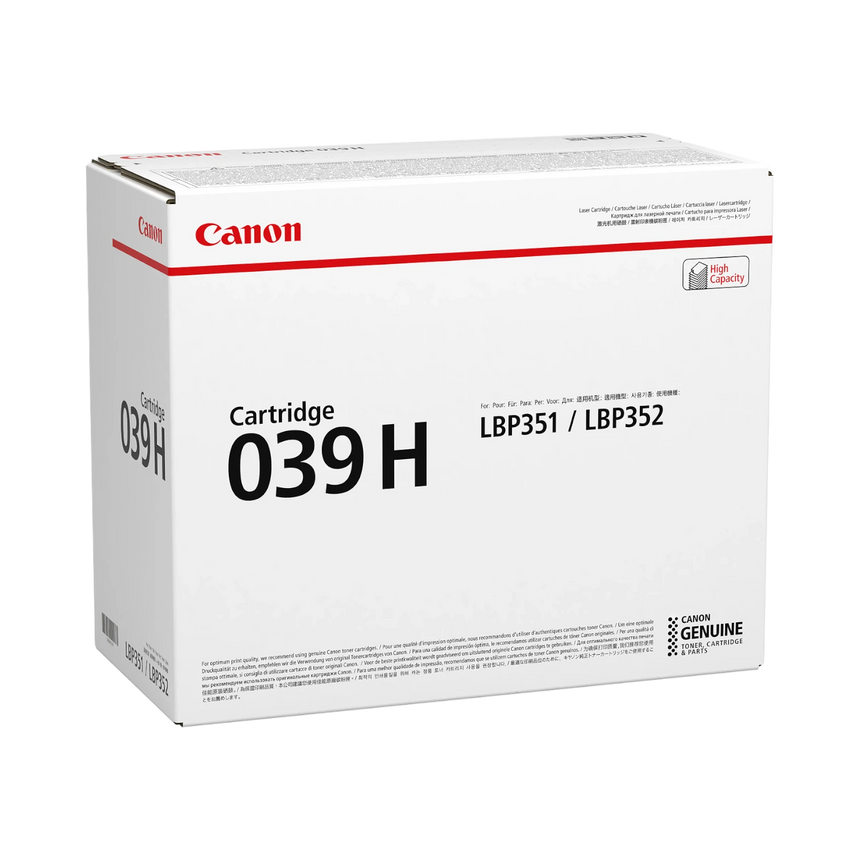 Canon 039H Black High Yield Toner Cartridge — Being Shipped