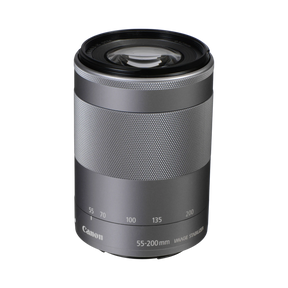Canon EF-M 55-200mm f/4.5-6.3 IS STM Lens (Silver) — Being Shipped