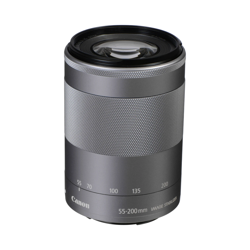 Canon EF-M 55-200mm f/4.5-6.3 IS STM Lens (Silver) — Being Shipped