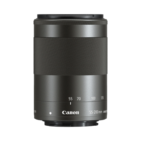 Canon EF-M 55-200mm f/4.5-6.3 IS STM Lens (Black) — Being Shipped