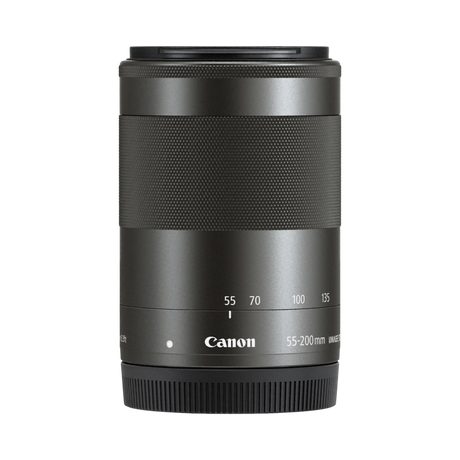 Canon EF-M 55-200mm f/4.5-6.3 IS STM Lens (Black) — Being Shipped