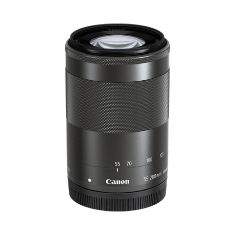 Canon EF-M 55-200mm f/4.5-6.3 IS STM Lens (Black) — Being Shipped