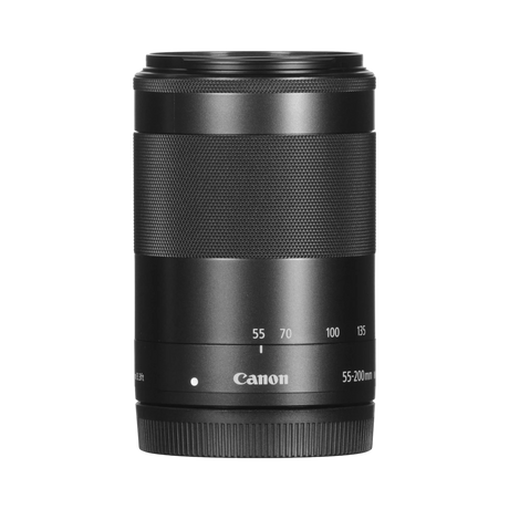 Canon EF-M 55-200mm f/4.5-6.3 IS STM Lens (Black) — Being Shipped