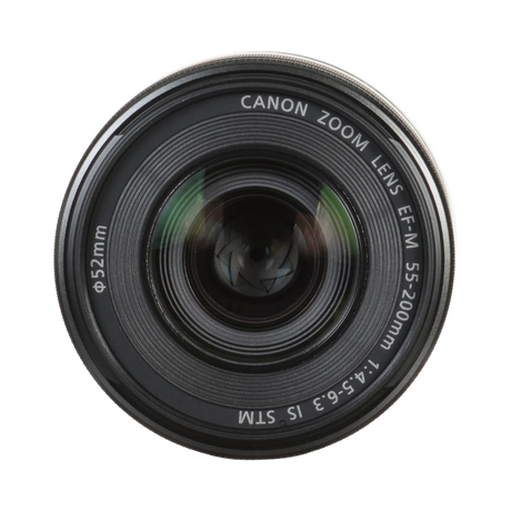 Canon EF-M 55-200mm f/4.5-6.3 IS STM Lens (Black) — Being Shipped