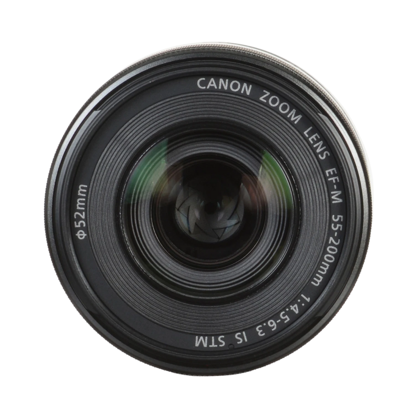 Canon EF-M 55-200mm f/4.5-6.3 IS STM Lens (Black) — Being Shipped