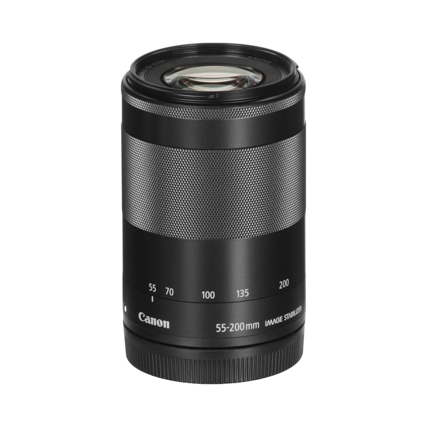Canon EF-M 55-200mm f/4.5-6.3 IS STM Lens (Black) — Being Shipped