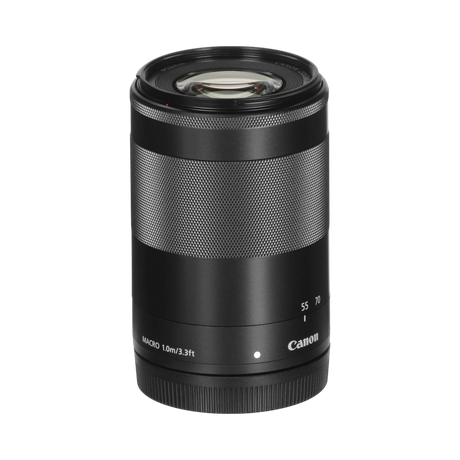 Canon EF-M 55-200mm f/4.5-6.3 IS STM Lens (Black) — Being Shipped