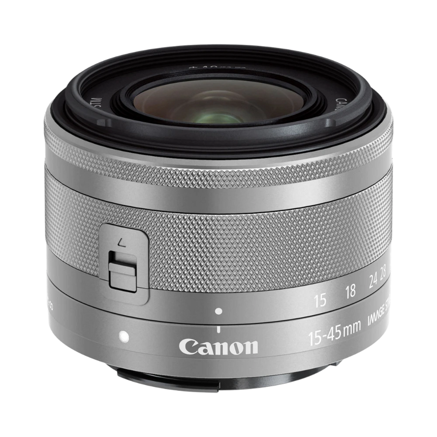 Canon EF-M 15-45mm f/3.5-6.3 IS STM Lens (Silver) — Being Shipped