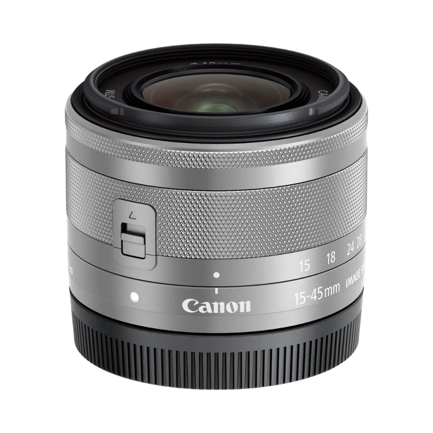 Canon EF-M 15-45mm f/3.5-6.3 IS STM Lens (Silver) — Being Shipped