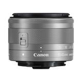 Canon EF-M 15-45mm f/3.5-6.3 IS STM Lens (Silver) — Being Shipped