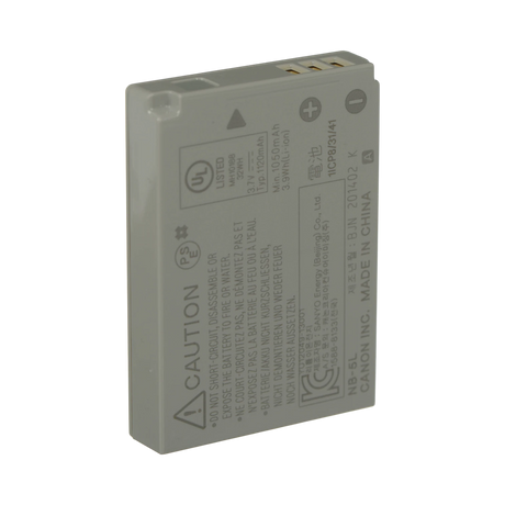 Canon NB-5L Lithium-Ion Battery Pack (3.7v, 1120mAh) — Being Shipped