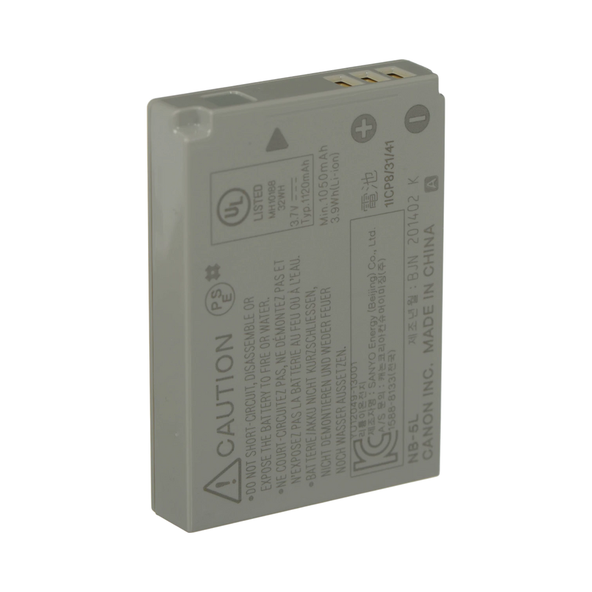Canon NB-5L Lithium-Ion Battery Pack (3.7v, 1120mAh) — Being Shipped