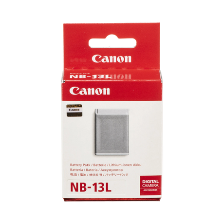 Canon NB-13L Lithium-Ion Battery Pack (3.6V, 1250mAh) — Being Shipped