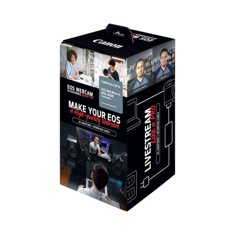 Canon EOS Webcam Accessories Starter Kit for EOS M50, M50 Mark II & M200 Mirrorless Digital Cameras — Being Shipped
