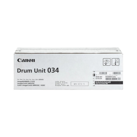 Canon 034 Black Drum Unit — Being Shipped