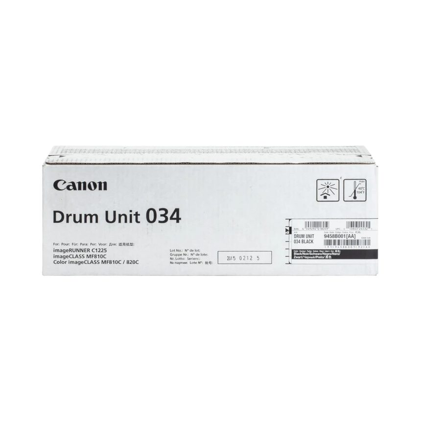 Canon 034 Black Drum Unit — Being Shipped