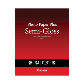 Canon SG-201 Photo Paper Plus Semi-Gloss (8 x 10", 50 Sheets) — Being Shipped
