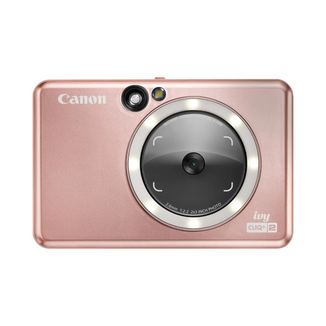 Canon IVY CLIQ+2 Instant Camera Printer (Rose Gold) — Being Shipped