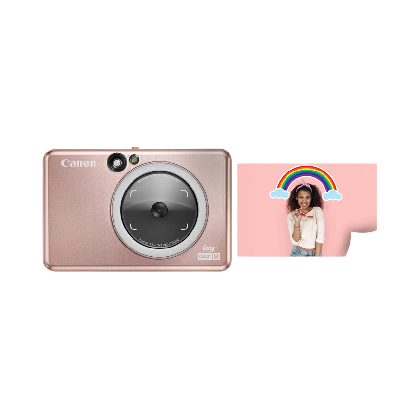 Canon IVY CLIQ+2 Instant Camera Printer (Rose Gold) — Being Shipped