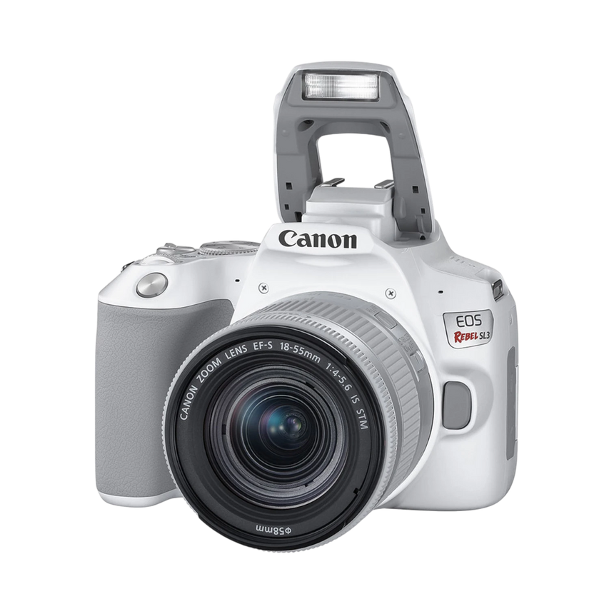 Canon EOS Rebel SL3 DSLR Camera with 18-55mm Lens (White) — Being Shipped