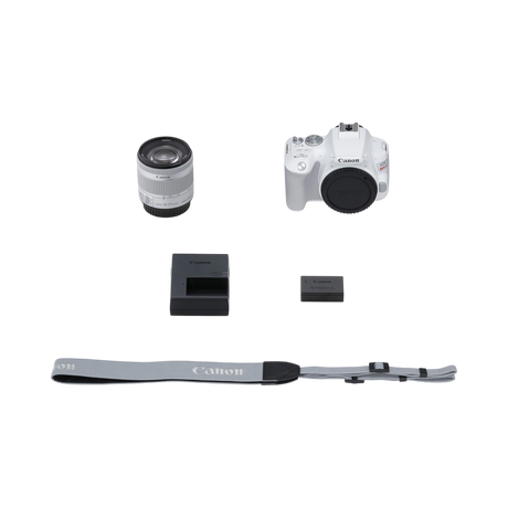 Canon EOS Rebel SL3 DSLR Camera with 18-55mm Lens (White) — Being Shipped