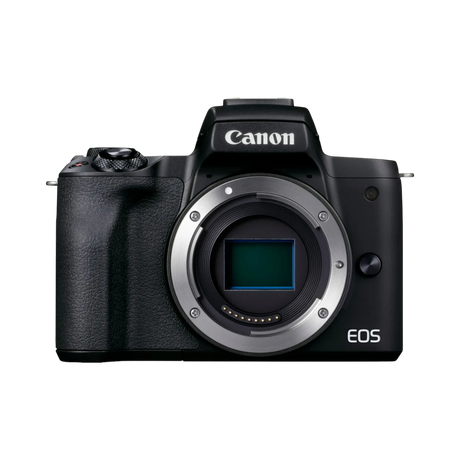 Canon EOS M50 Mark II Mirrorless Camera with 15-45mm and 55-200mm Lenses (Black) — Being Shipped