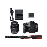 Canon EOS 4000D/Rebel T100 18.0MP Digital DSLR Camera with 18-55mm EF-S f/3.5-5.6 Lens — Being Shipped