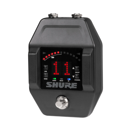 Shure GLXD6+ Dual-Band Wireless Guitar Pedal Receiver (Z3: 2.4, 5.8 GHz) — Being Shipped