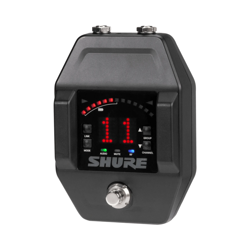 Shure GLXD6+ Dual-Band Wireless Guitar Pedal Receiver (Z3: 2.4, 5.8 GHz) — Being Shipped