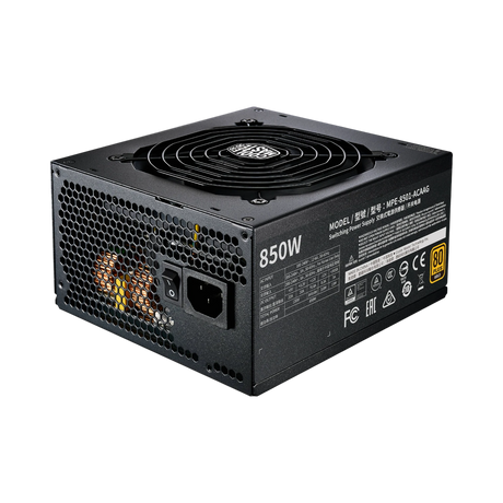 Cooler Master MWE Gold V2 850W 80 PLUS Gold Modular Power Supply — Being Shipped