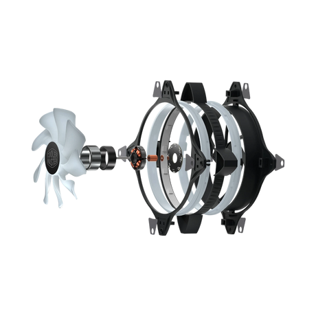 Cooler Master MasterFan MF140 HALO² Case Fan (Black) — Being Shipped