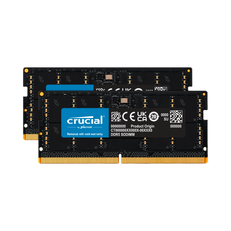 Crucial 64GB Laptop DDR5 5600 MHz SO-DIMM Memory Kit (2 x 32GB) — Being Shipped